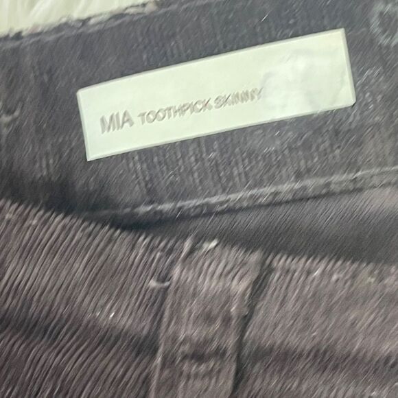 Kut From The Kloth Mia Toothpick Skinny Brown Cords Sz 6 - Picture 8 of 11